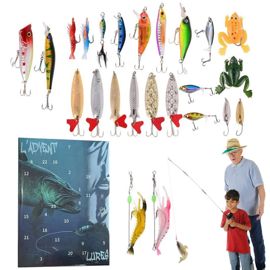 2025 Fischereikalender Mit 24 Ködern – Adventsüberraschungen Für Anglerfreunde 1