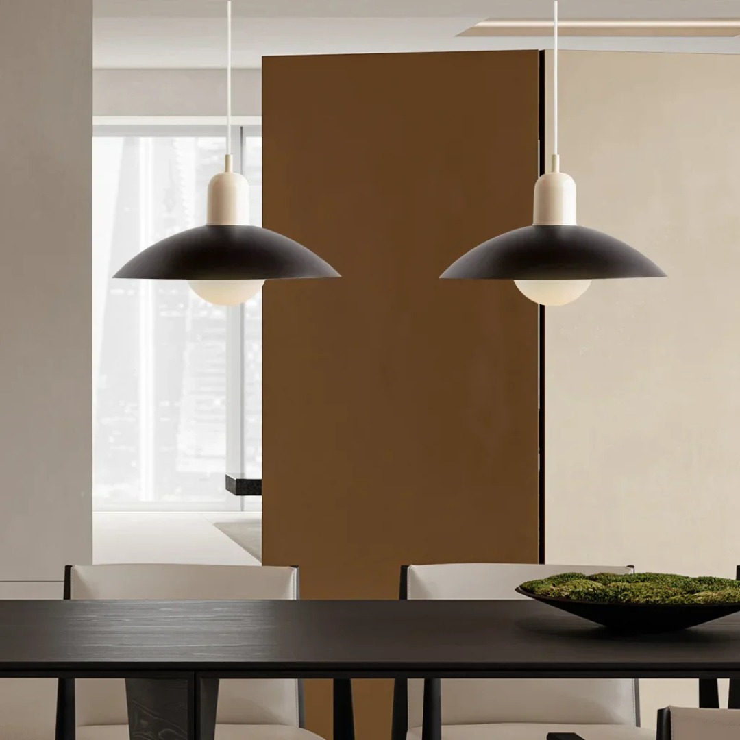 Bauhaus Hängelampe Moderne Metall-Designlampe Ø32 cm – Für Esszimmer und Innenräume