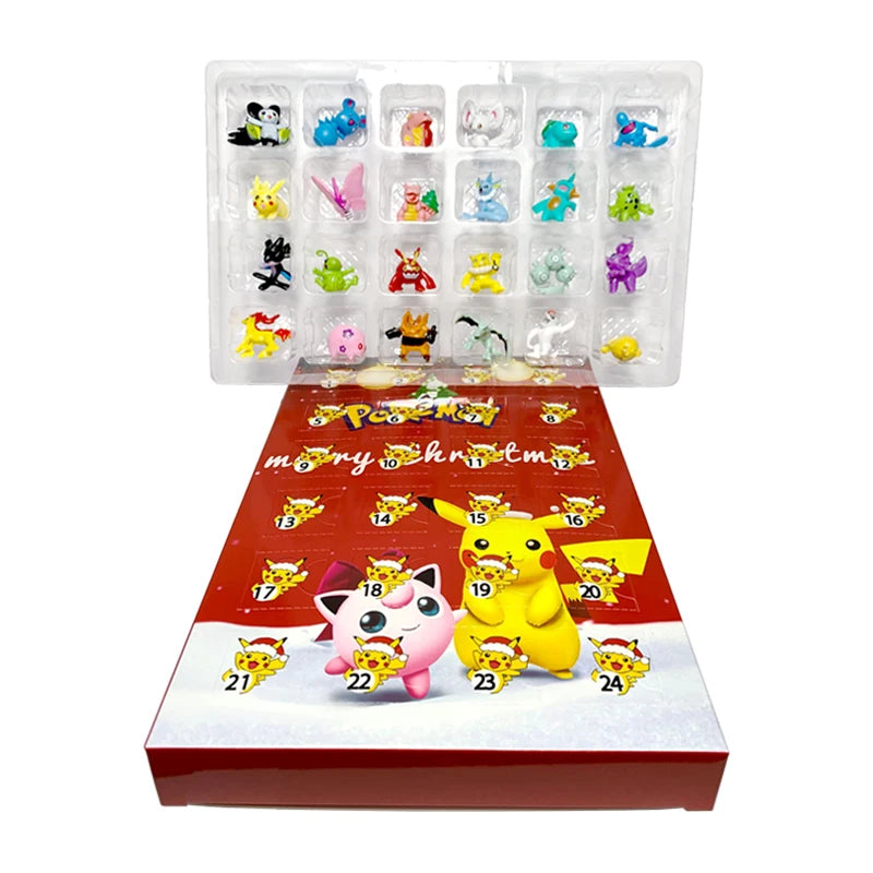 24-teiliges Pokémon Figuren Set – Kawaii Pikachu Für Adventliche Freude 3
