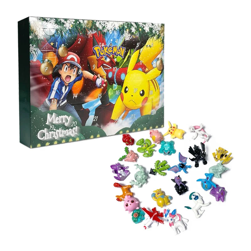 24-teiliges Pokémon Figuren Set – Kawaii Pikachu Für Adventliche Freude 4