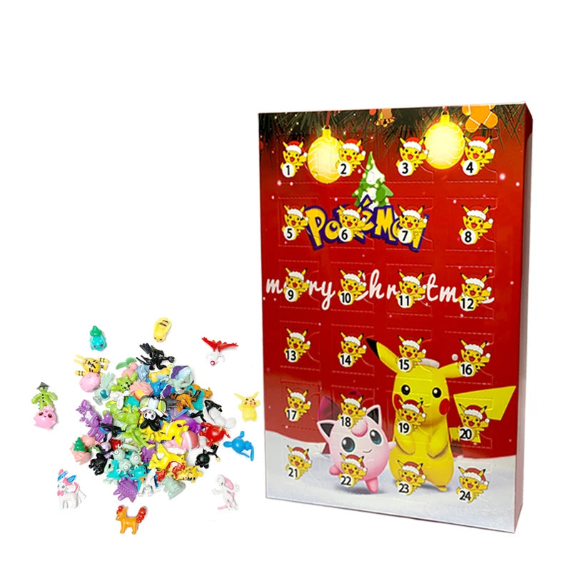 24-teiliges Pokémon Figuren Set – Kawaii Pikachu Für Adventliche Freude 9