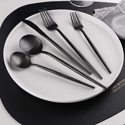 30-Teiliges Minimalistisches Besteckset – Elegantes Design für Stilvolle Anlässe 1