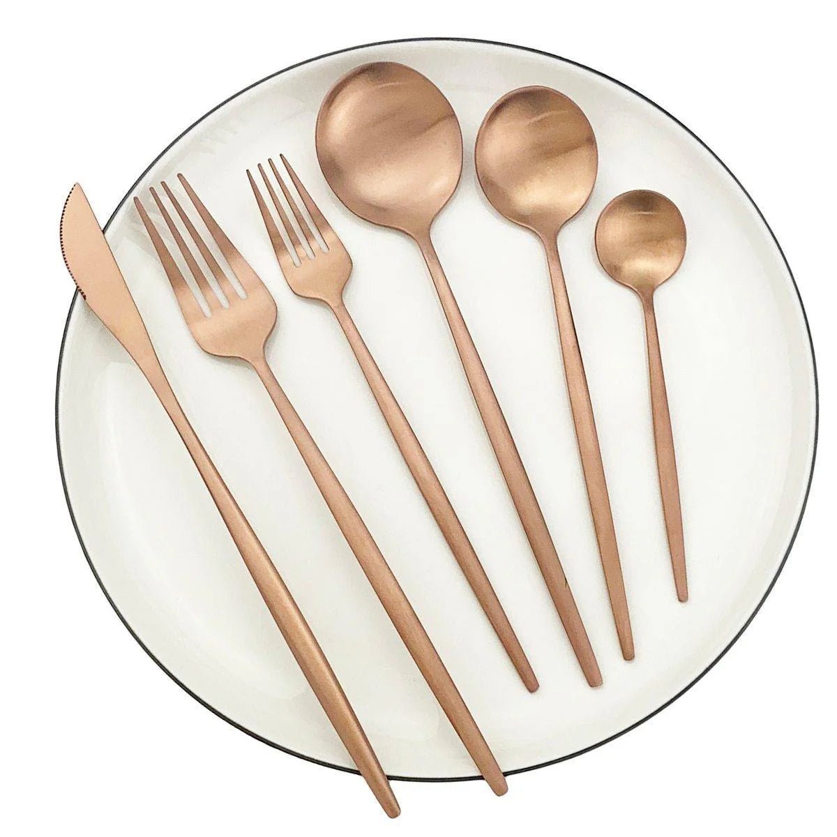 30-Teiliges Minimalistisches Besteckset – Elegantes Design für Stilvolle Anlässe 6