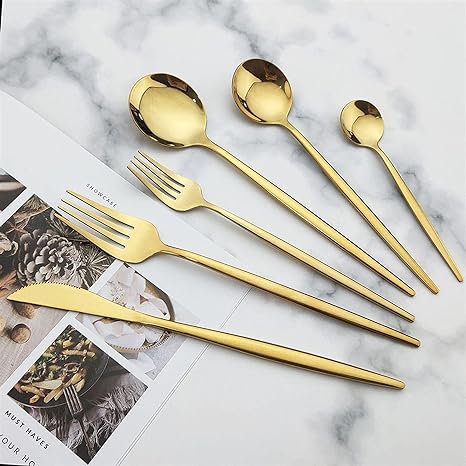 30-Teiliges Minimalistisches Besteckset – Elegantes Design für Stilvolle Anlässe 7
