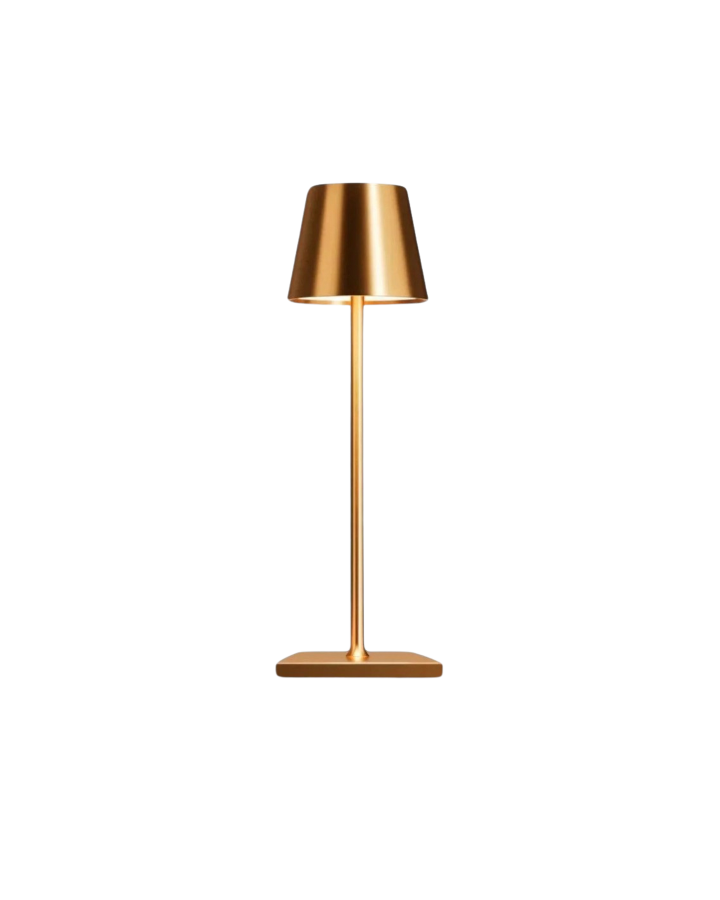 Schlanke Tischlampe Kegelschirm – Gezielter Lichtstrahl mit Stimmungsvollem Glanz