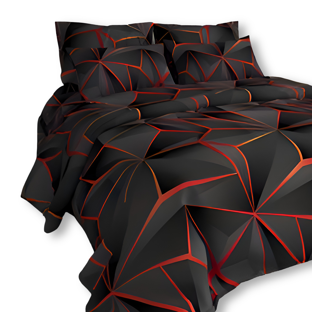 3D-Plaid Bettwäsche Set – Luxuriöser Stil Für Ihr Schlafzimmer 11