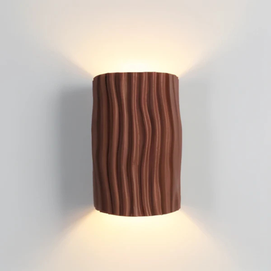 Moderne LED-Wandleuchte aus Kunstharz – Up & Down-Beleuchtung