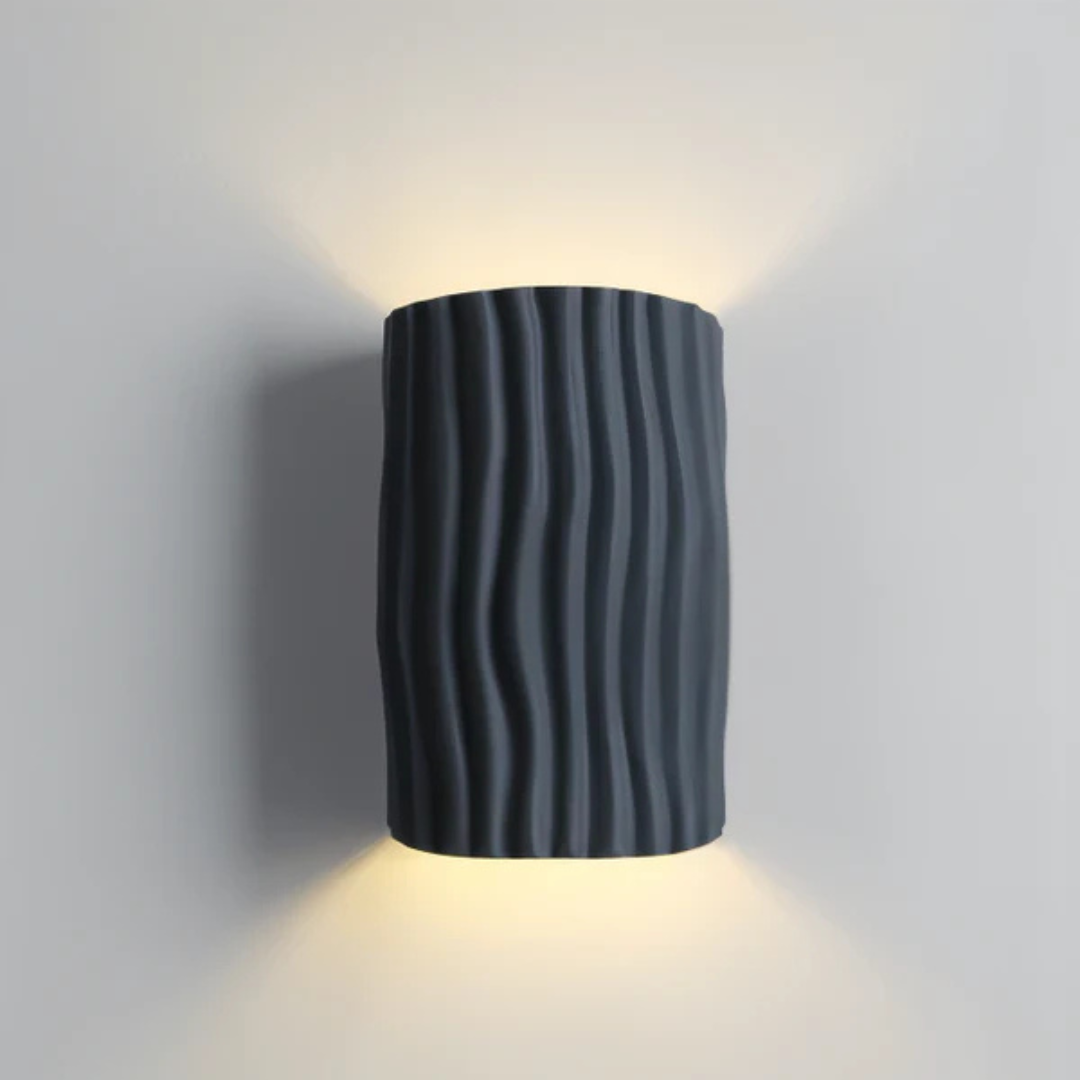 Moderne LED-Wandleuchte aus Kunstharz – Up & Down-Beleuchtung