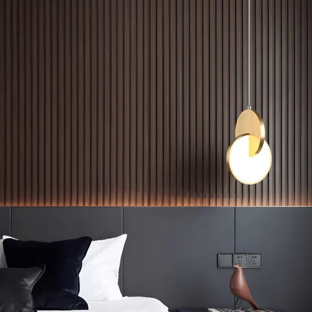 Moderne skandinavische LED-Hängelampe – Aluminium-Designlampe in einzigartiger Form