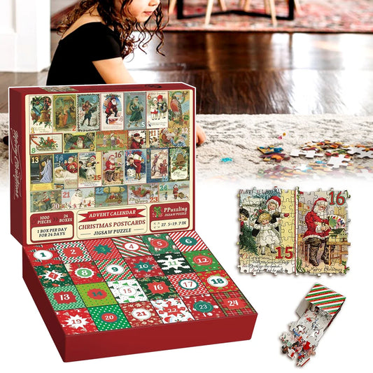 Adventskalender 2024 – Festliches Puzzeln für Erwachsene mit 1000 Teilen 1