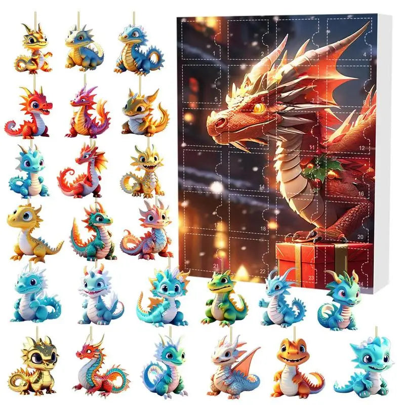 Adventskalender Mit Acryldinosauriern – Tägliche Überraschungen Für Kleine Dino-Fans 2