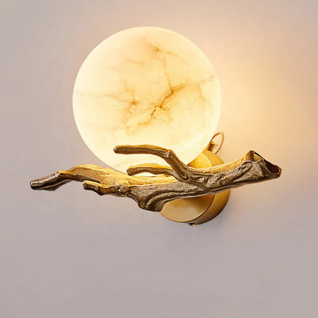 Ares Wandlampe – Luxuriöse Marmor Beleuchtung für Elegantes Ambiente 1
