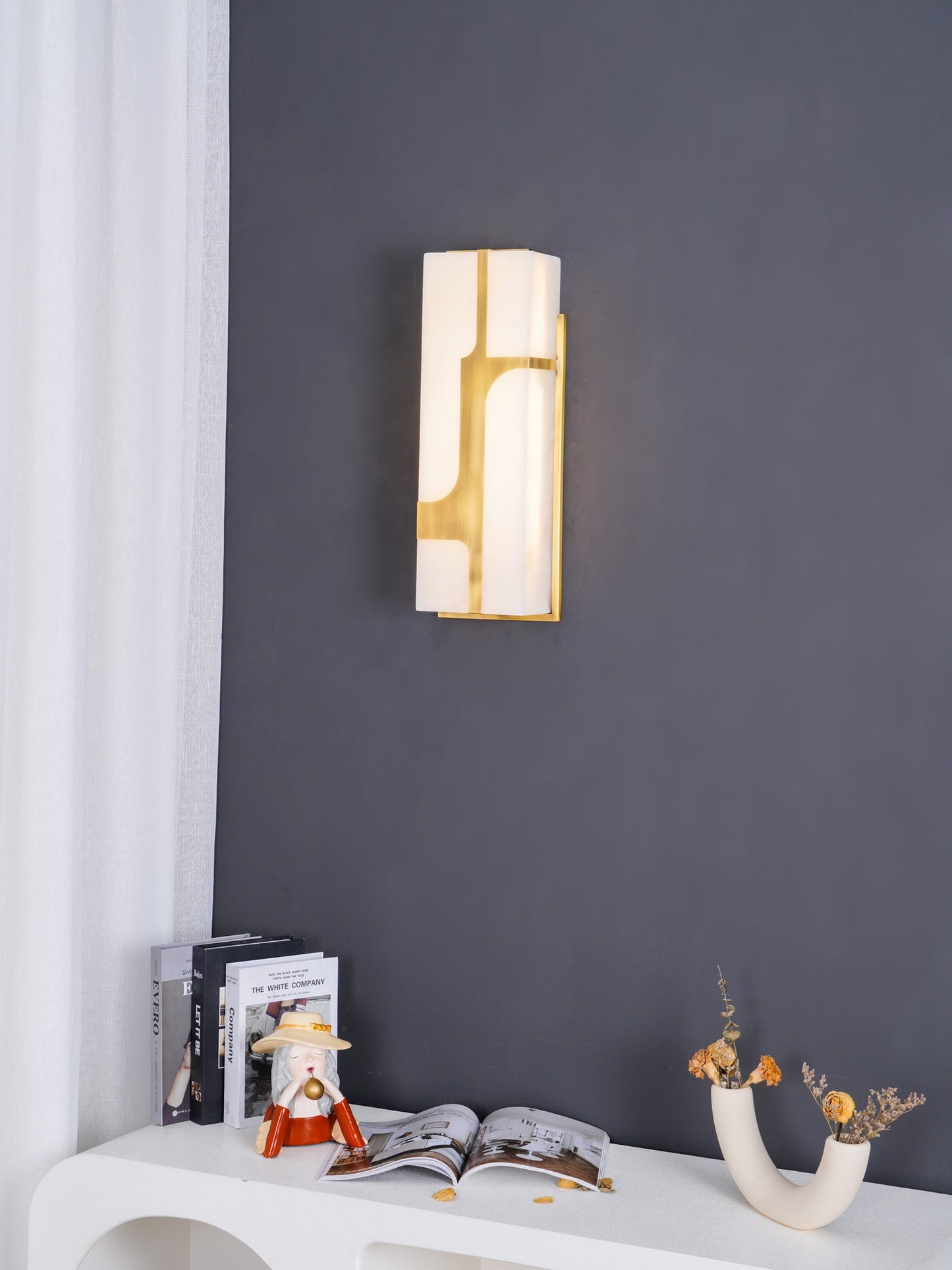 Ariel Wandleuchte – Stilvolles Alabaster mit Eleganz 4