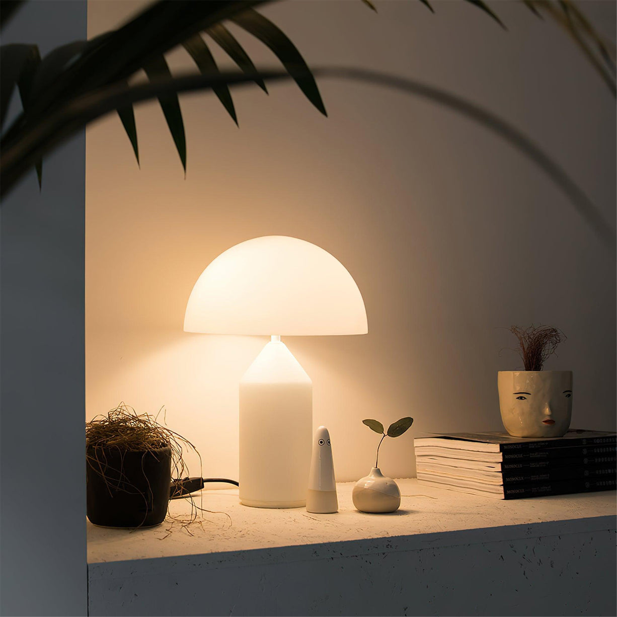 **Atollo Glas Tischlampe – Elegante Geometrische Formen für Ihr Zuhause** 7