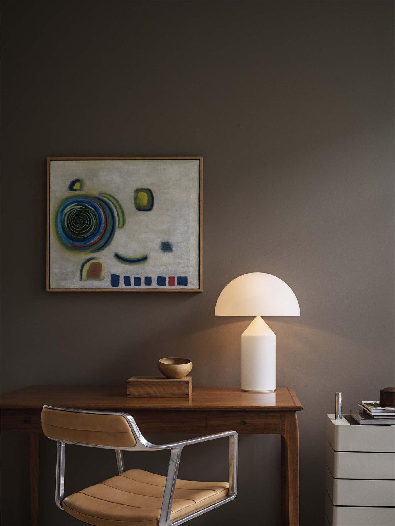 **Atollo Glas Tischlampe – Elegante Geometrische Formen für Ihr Zuhause** 9