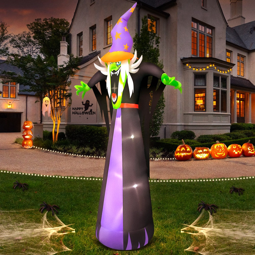 Aufblasbare Halloween Hexe – Gruselige Atmosphäre Für Ihre Gartenparty 5