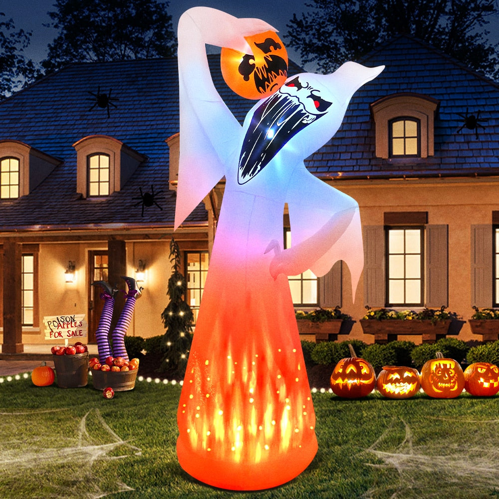 Aufblasbare Halloween Hexe – Gruselige Atmosphäre Für Ihre Gartenparty 8
