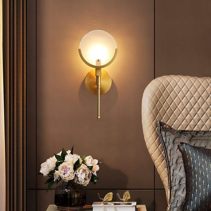 Ava Messing Wandleuchte – Stilvolle Eleganz Mit Marmor 5