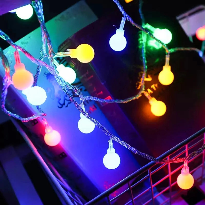 Ball LED Lichterkette – Charmante Beleuchtung Für Feste 3