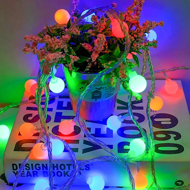 Ball LED Lichterkette – Charmante Beleuchtung Für Feste 4