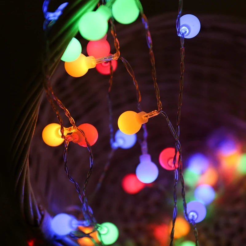 Ball LED Lichterkette – Charmante Beleuchtung Für Feste 6