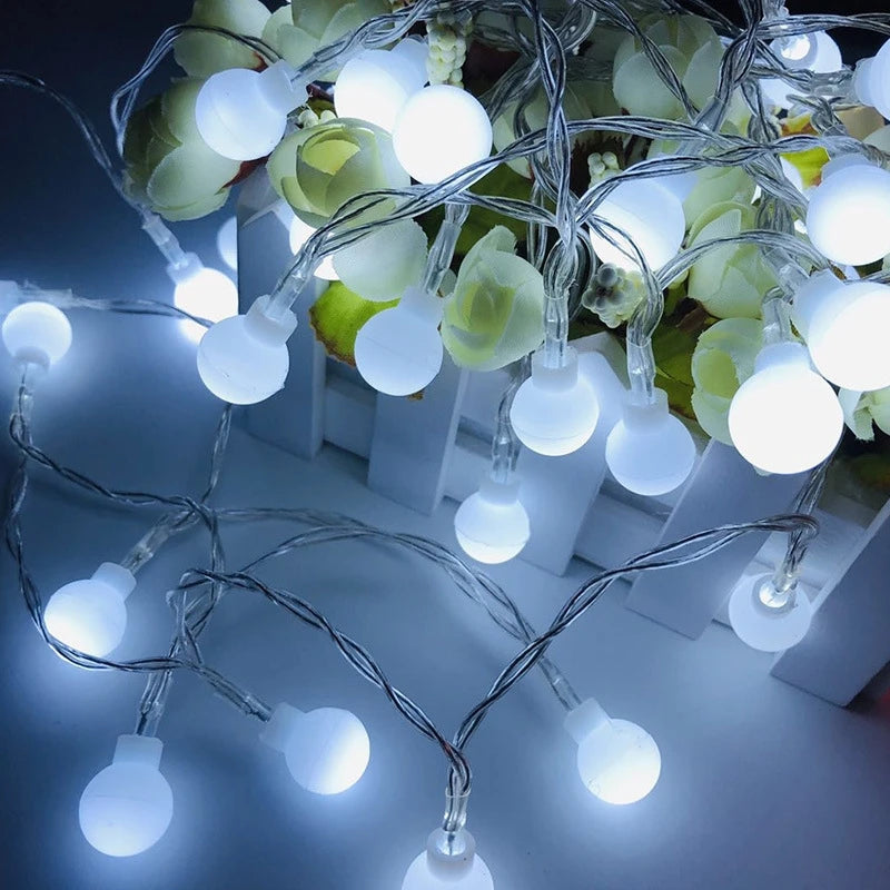 Ball LED Lichterkette – Charmante Beleuchtung Für Feste 7