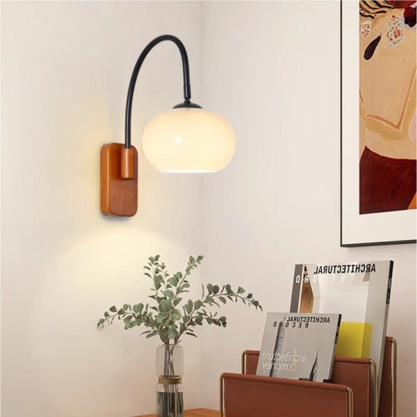 Bauhaus Kaki Rotierende Glaswandlampe – Stilvolle Beleuchtung für Jedes Zuhause 5