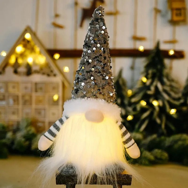 Beleuchtete Weihnachtszwergdekoration – Magische Atmosphäre Mit Funkelnden Lichtern 2