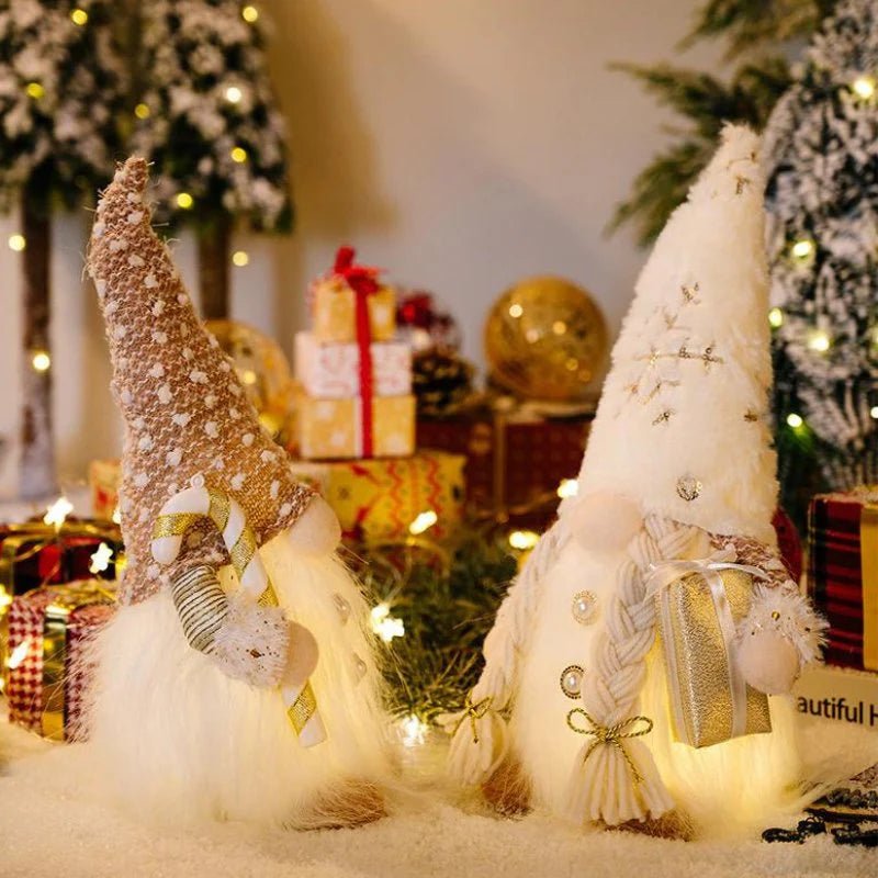 Beleuchtete Weihnachtszwergdekoration – Magische Atmosphäre Mit Funkelnden Lichtern 3