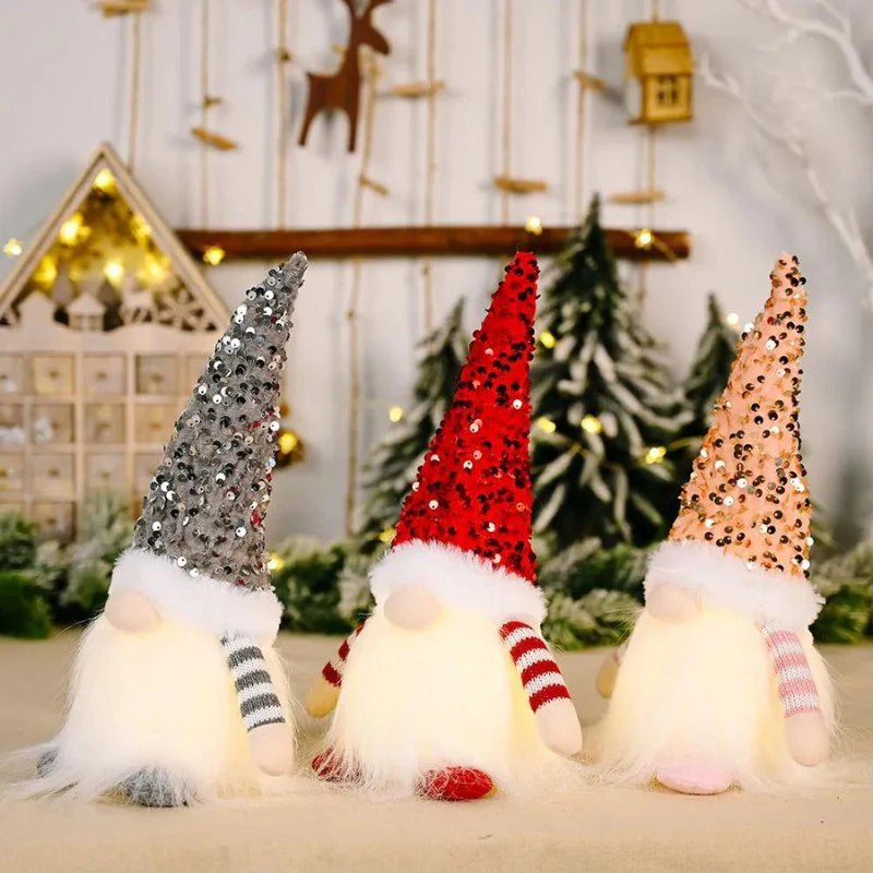 Beleuchtete Weihnachtszwergdekoration – Magische Atmosphäre Mit Funkelnden Lichtern 7
