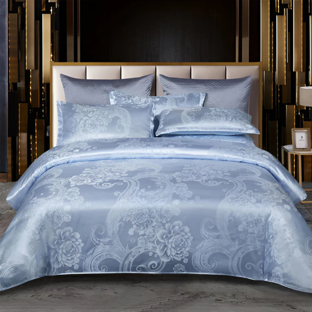 Bettdecke Satin Mit Blumendruck – Luxuriöser Komfort Für Ihre Nächte 2