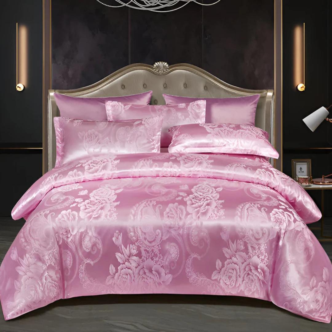 Bettdecke Satin Mit Blumendruck – Luxuriöser Komfort Für Ihre Nächte 5