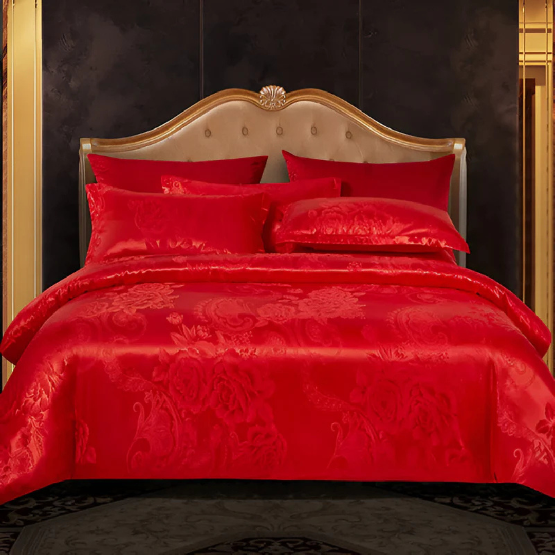 Bettdecke Satin Mit Blumendruck – Luxuriöser Komfort Für Ihre Nächte 8