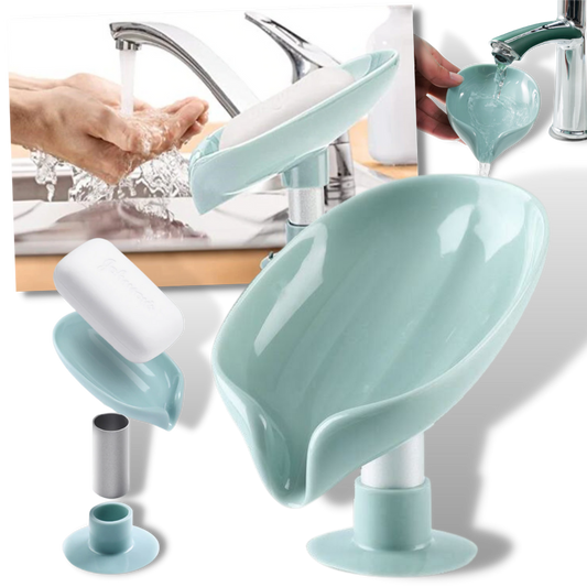 Blattförmiger Seifenhalter Mit Abfluss – Praktische Eleganz Für Ihr Badezimmer 1