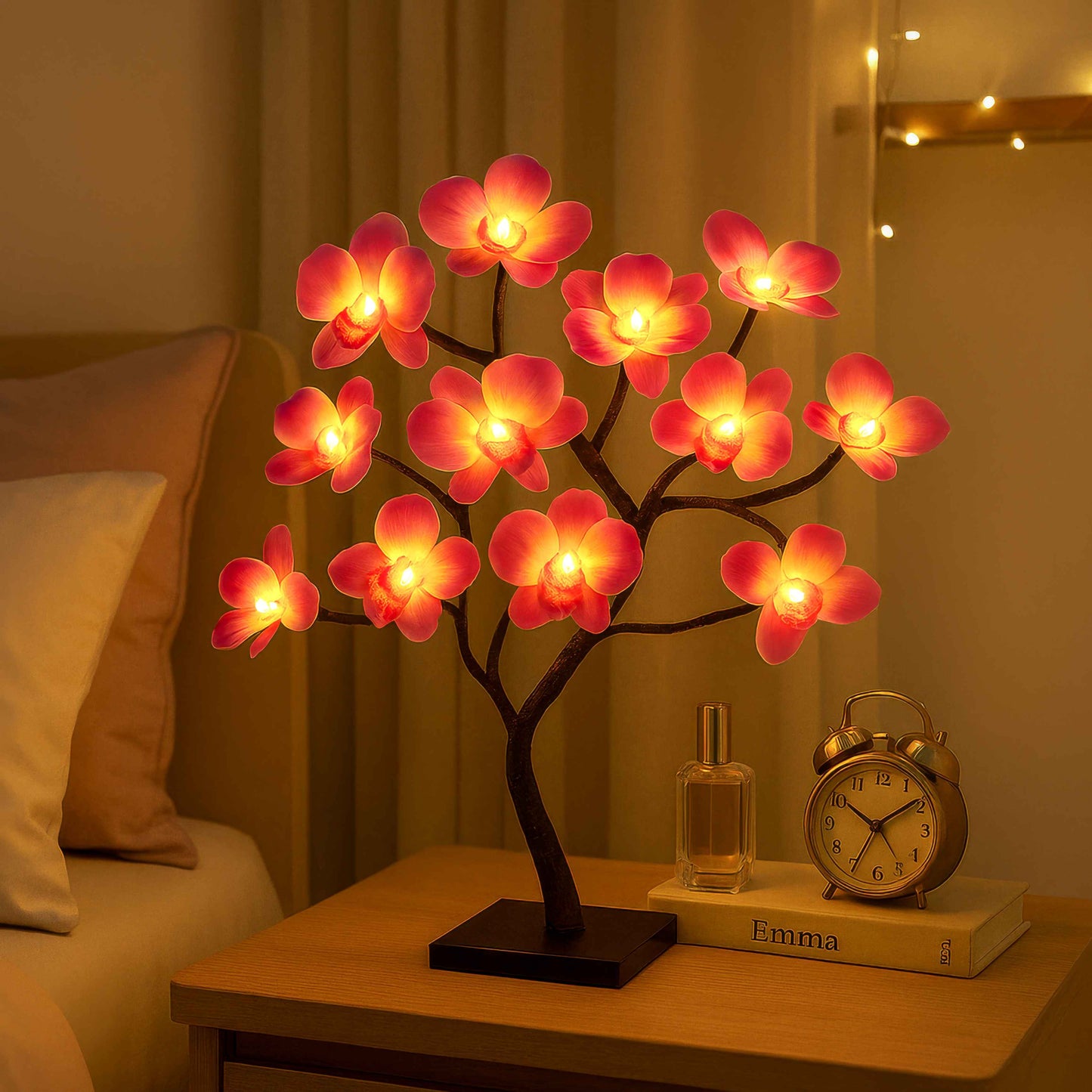 **Blütenflammenlampe** – Gemütliches Lichtspiel mit Blumen 3
