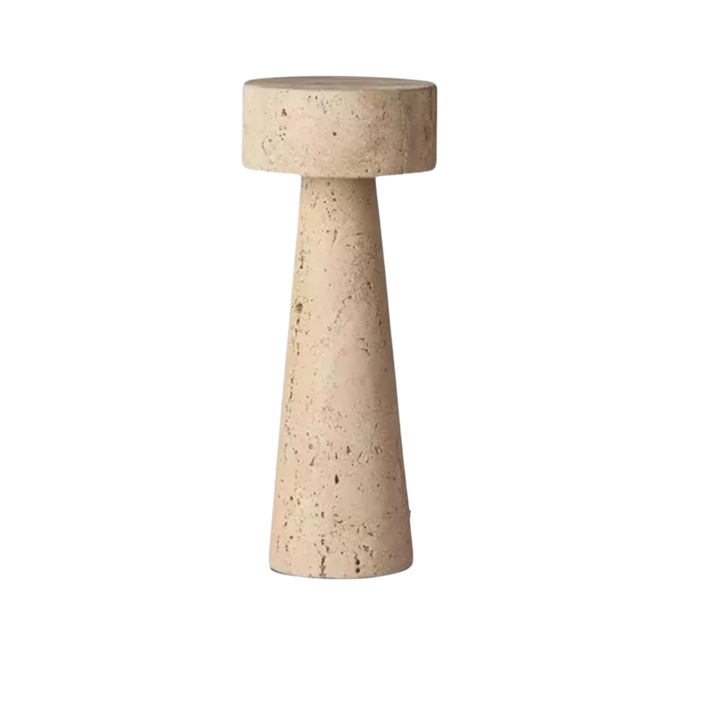 Minimalistische Tischlampe Natursteinpfeiler – Ruhige Atmosphäre mit Diffusem Licht