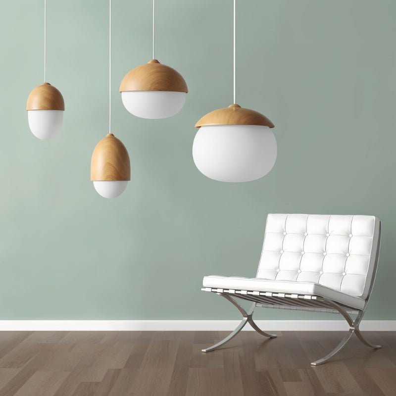 **Castanea Hängeleuchte – Elegante Beleuchtung mit Natürlichem Flair** 4