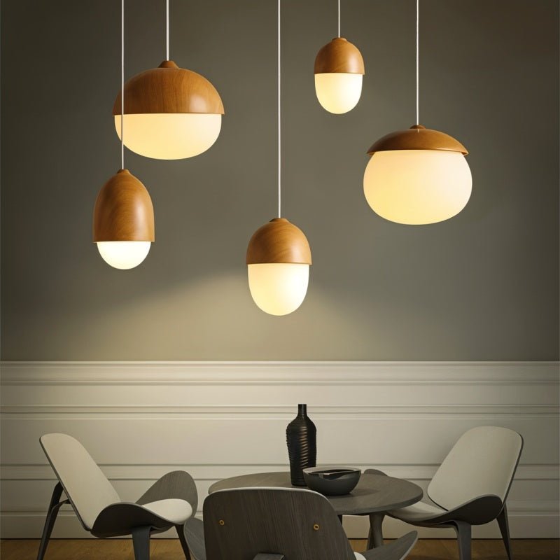 **Castanea Hängeleuchte – Elegante Beleuchtung mit Natürlichem Flair** 5