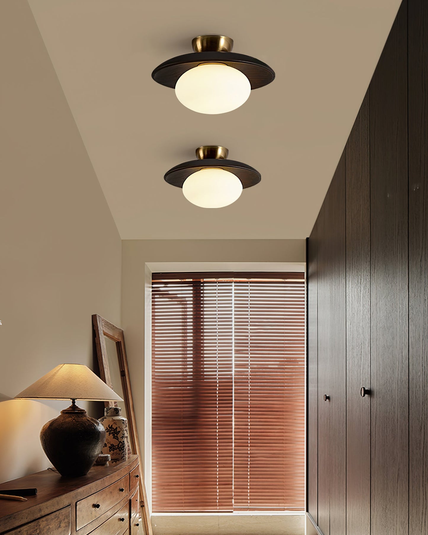 Cathy Deckenlampe Holz und Glas – Stilvolle Lichtquelle für Ihr Zuhause 4