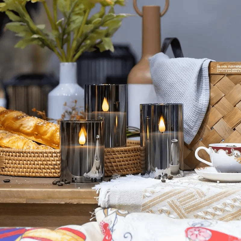 Cozio LED-Kerzen Set – Flammenlose Lichtquelle Für Gemütliche Abende 2
