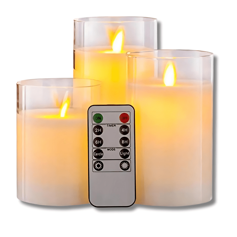 Cozio LED-Kerzen Set – Flammenlose Lichtquelle Für Gemütliche Abende 6