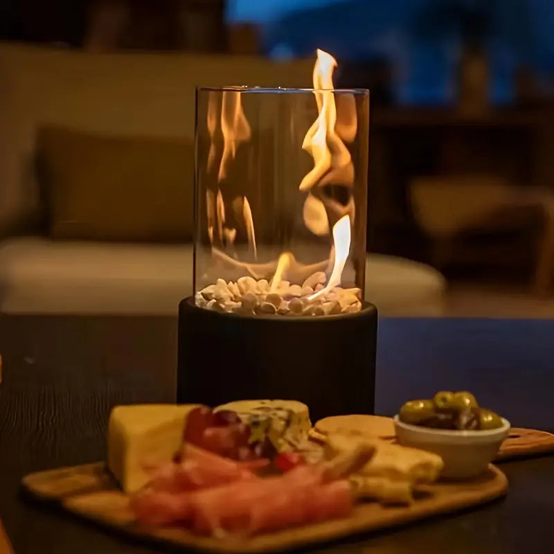CozyFlame – Elegante Tafelhaard Für Stilvolle Wärme - Moderne Gestaltung Für Gemütliche Atmosphäre 6