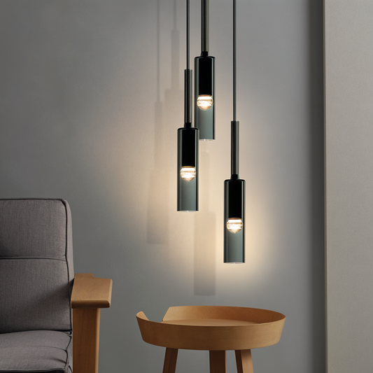 **CrystalTube Glas-Hängelampe – Retro-Charme für Ihr Zuhause** 1