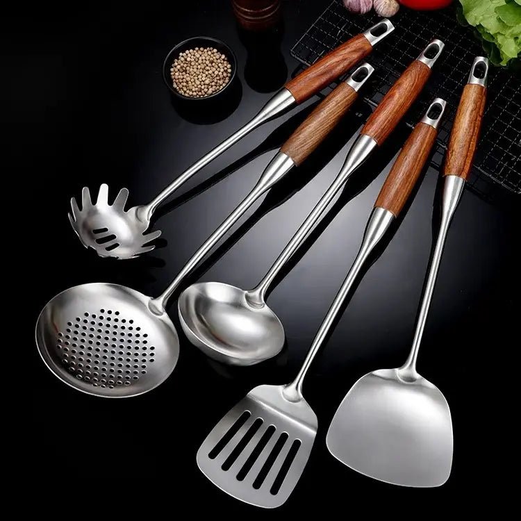 Culina Luxe Edelstahlküchenutensilienset – Elegante Utensilien Für Perfekte Kochmomente 3