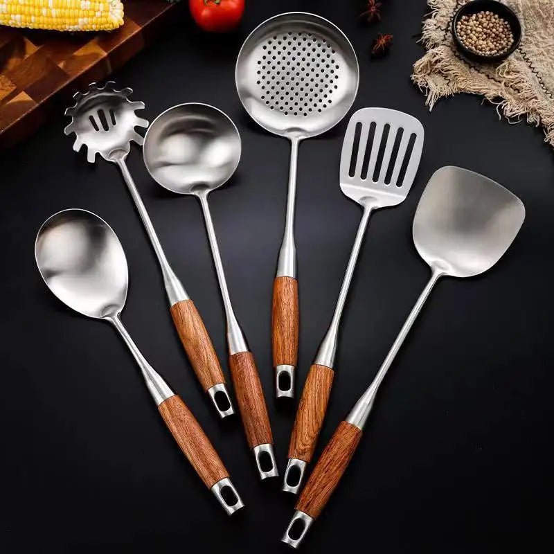 Culina Luxe Edelstahlküchenutensilienset – Elegante Utensilien Für Perfekte Kochmomente 5