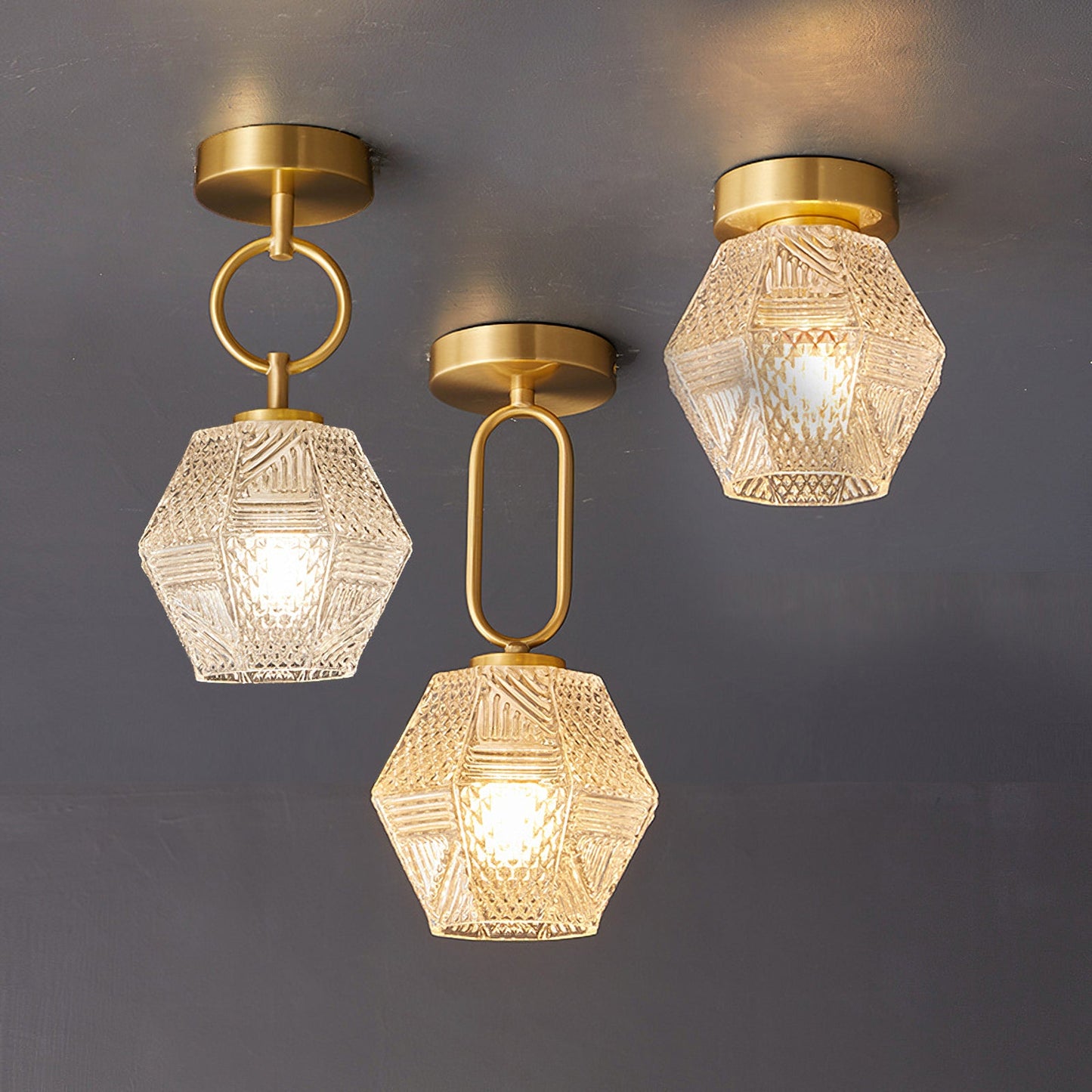 Deckenleuchte Art Deco Mit Diamantschliff – Stilvolles Licht Für Elegante Räume 3