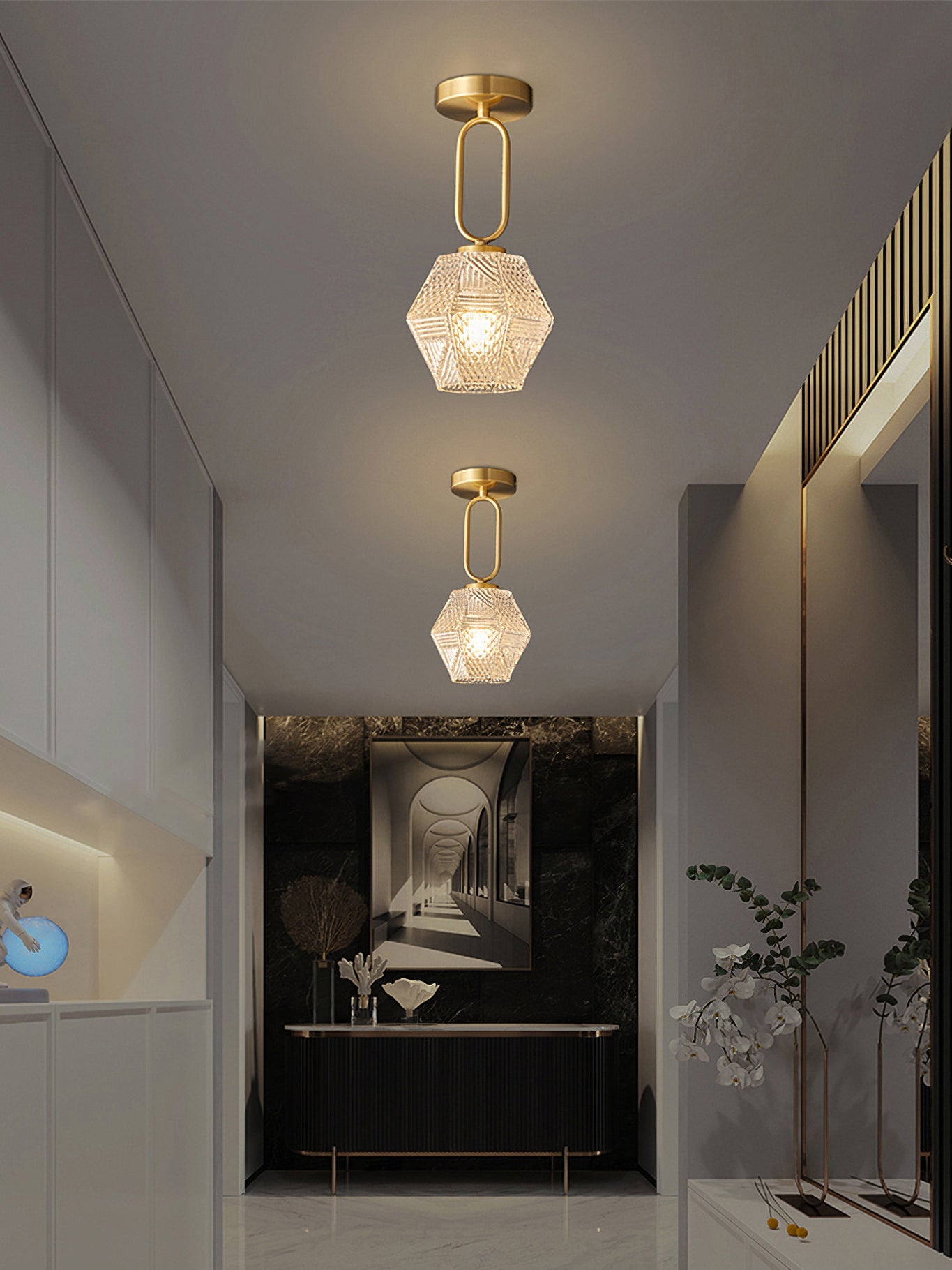 Deckenleuchte Art Deco Mit Diamantschliff – Stilvolles Licht Für Elegante Räume 6