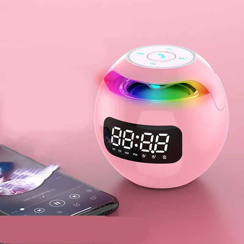 Digitaler LED Wecker Mit Bluetooth – Stylisches Nachtlicht Für Jeden Raum 0