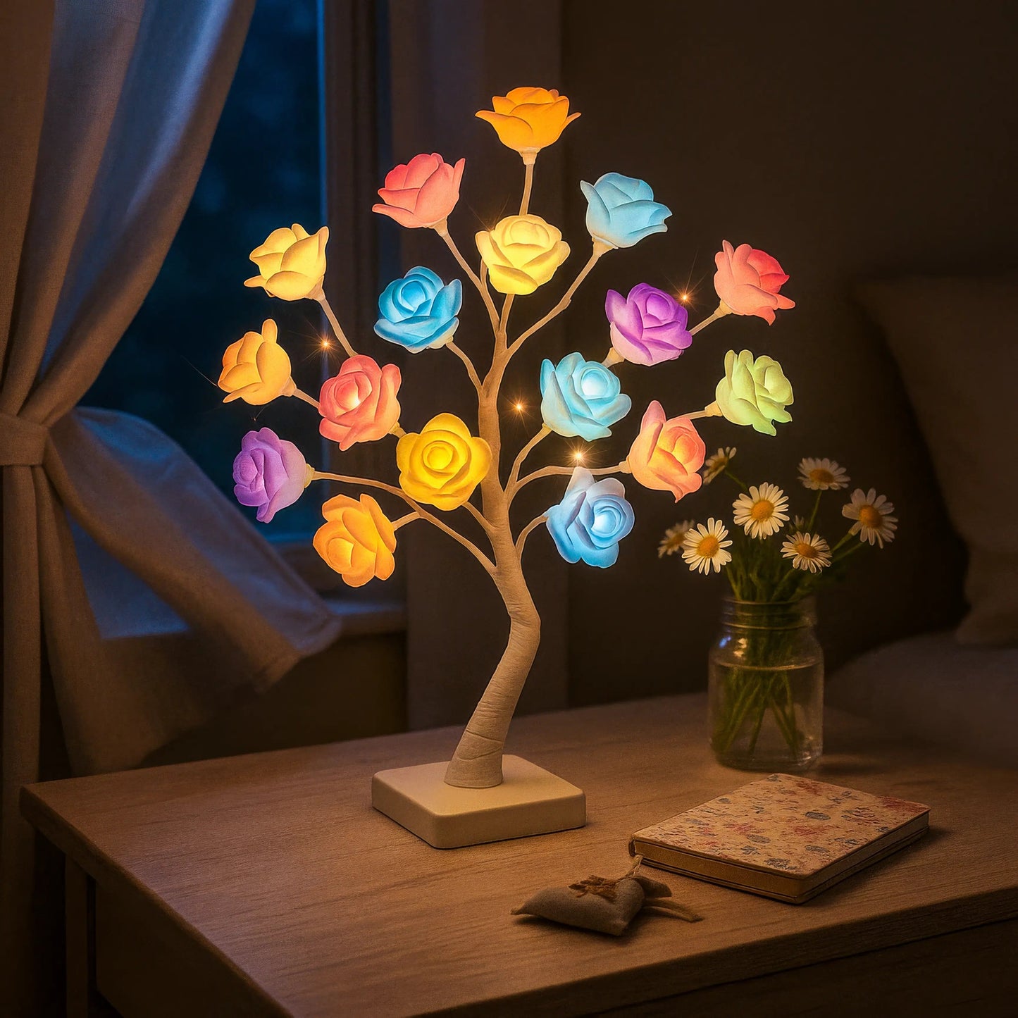 DreamPetal Tree – Wunderschöne Blumenlampe Für Traumhafte Stimmung 0
