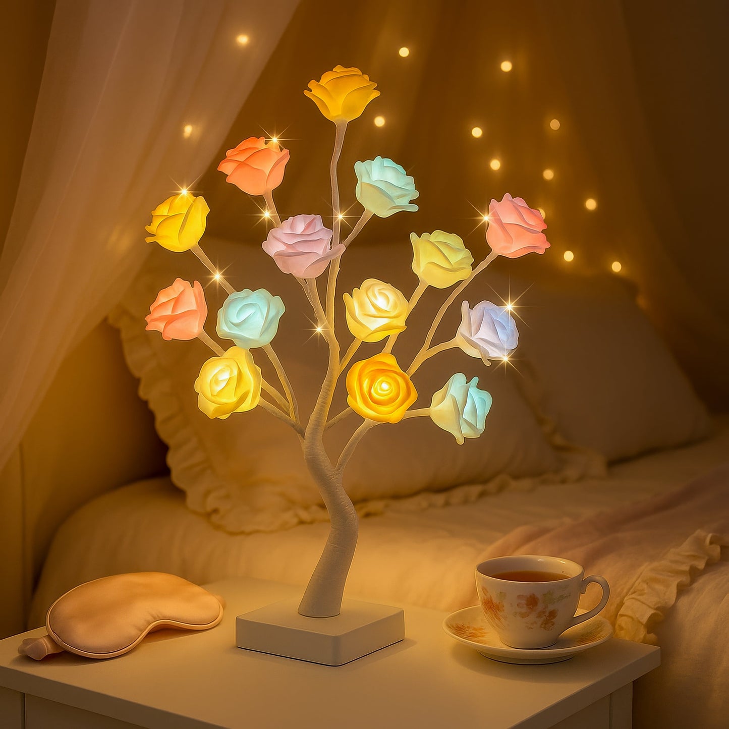 DreamPetal Tree – Wunderschöne Blumenlampe Für Traumhafte Stimmung 3